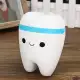 Fashion Cute Teeth Soft Squishy Phone Charms Super Slow Rising Ballchain Kid Toy Blue. 
