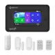 Digoo DG-HAMA All Touch Screen Alexa Version 433MHz GSM&WIFI DIY Smart Home Security Alarm System Kits - Black (black). 