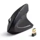 Anker AK-UBA 2.4G Wireless Vertical Ergonomic Optical Mouse, 800/1200 /1600 DPI, 5 Buttons for Laptop, Desktop, PC, Macbook - Black. 