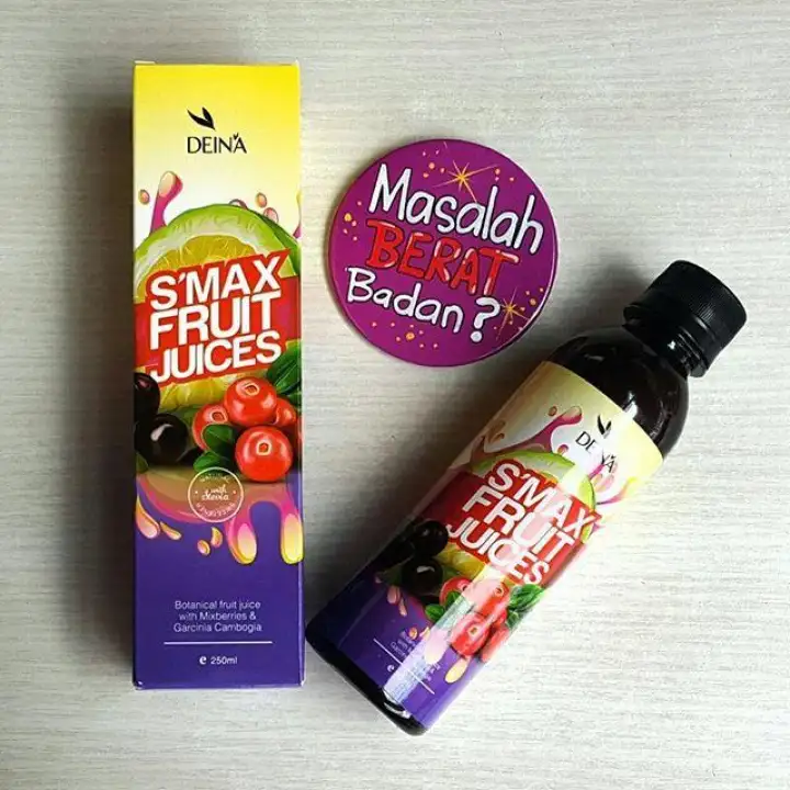 1unit Jus Deina Deina Slimax Fruit Juice Mendapat Kelulusan Kkm Gmp Dan Bpfk Dijamin Halal 100 Lazada