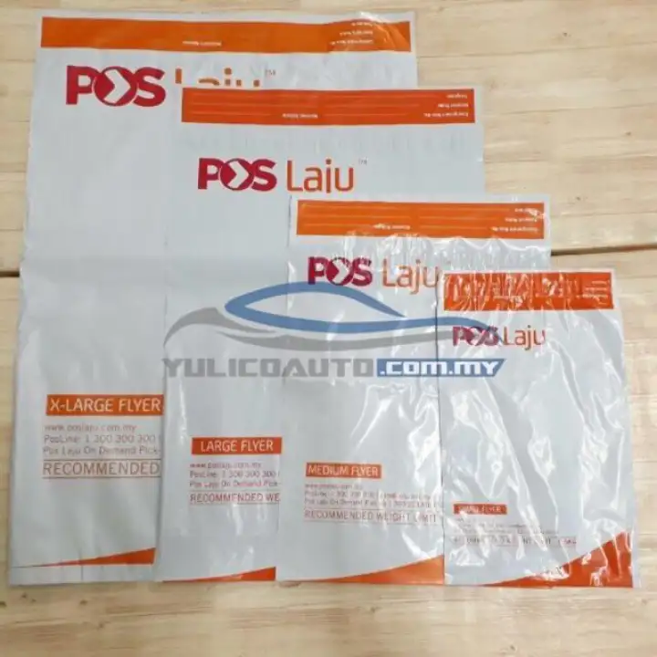 Poslaju Bag Flyers Parcel Package With Slip Pocket S 50 Pcs Lazada