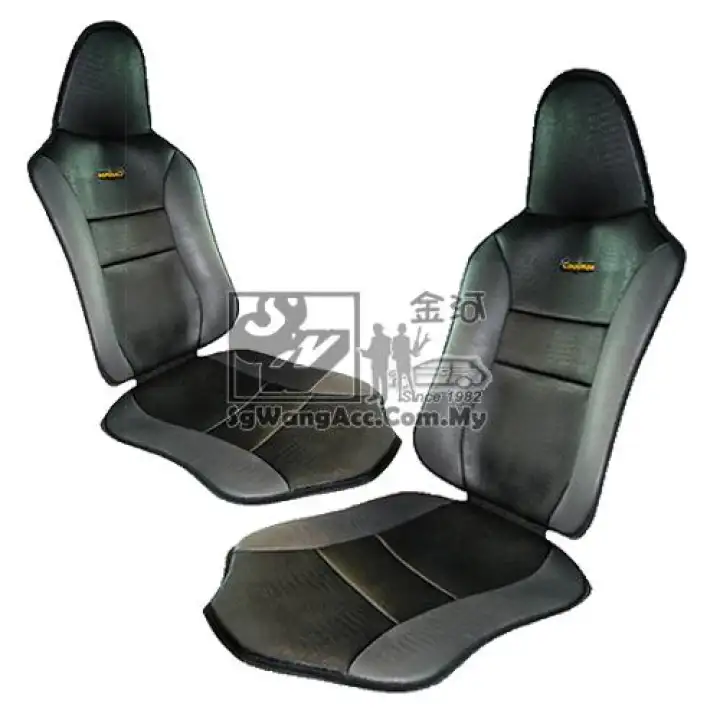 Coolmax Double Car Seat Mat Cover Black Lazada
