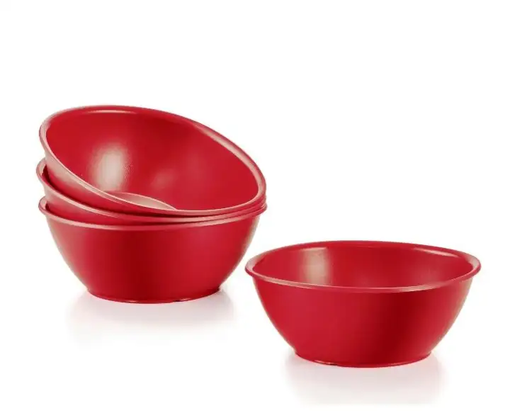 Tupperware Royal Red Blossom Bowls 700ml (4) Set