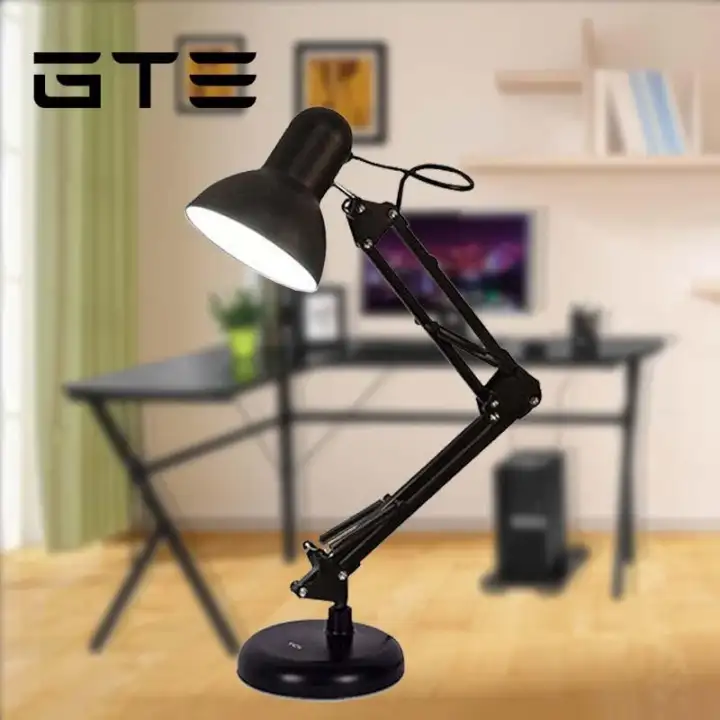 Gte Modern Metal Adjustable Swing Arm Bedside Lamp Study Led Desk Table Bed Reading Book Office Studio Home Light With Clamp Fulfilled By Lazada Gte Modern Metal Adjustable Swing Arm, Led Study Lamp Malaysia