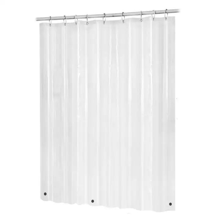 Tucker Bath Shower Curtain Liner, Non Toxic Clear Shower Curtain Liner