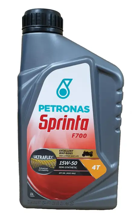 Petronas Sprinta F700 Semi Synthetic Motor Oil 15w 50 1l Lazada