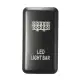 1 pcs 12V LED Fog Work Indicator Light Push Button Switch For Toyota Landcruiser Prado [Led Light Bar] - LED Light Bara. 