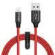 BlitzWolf AmpCore Trendy Turbo BW-MF9 2.4A Braided Lightning Charging Data Cable 3.33ft with MFi for  8 Plus X -. 
