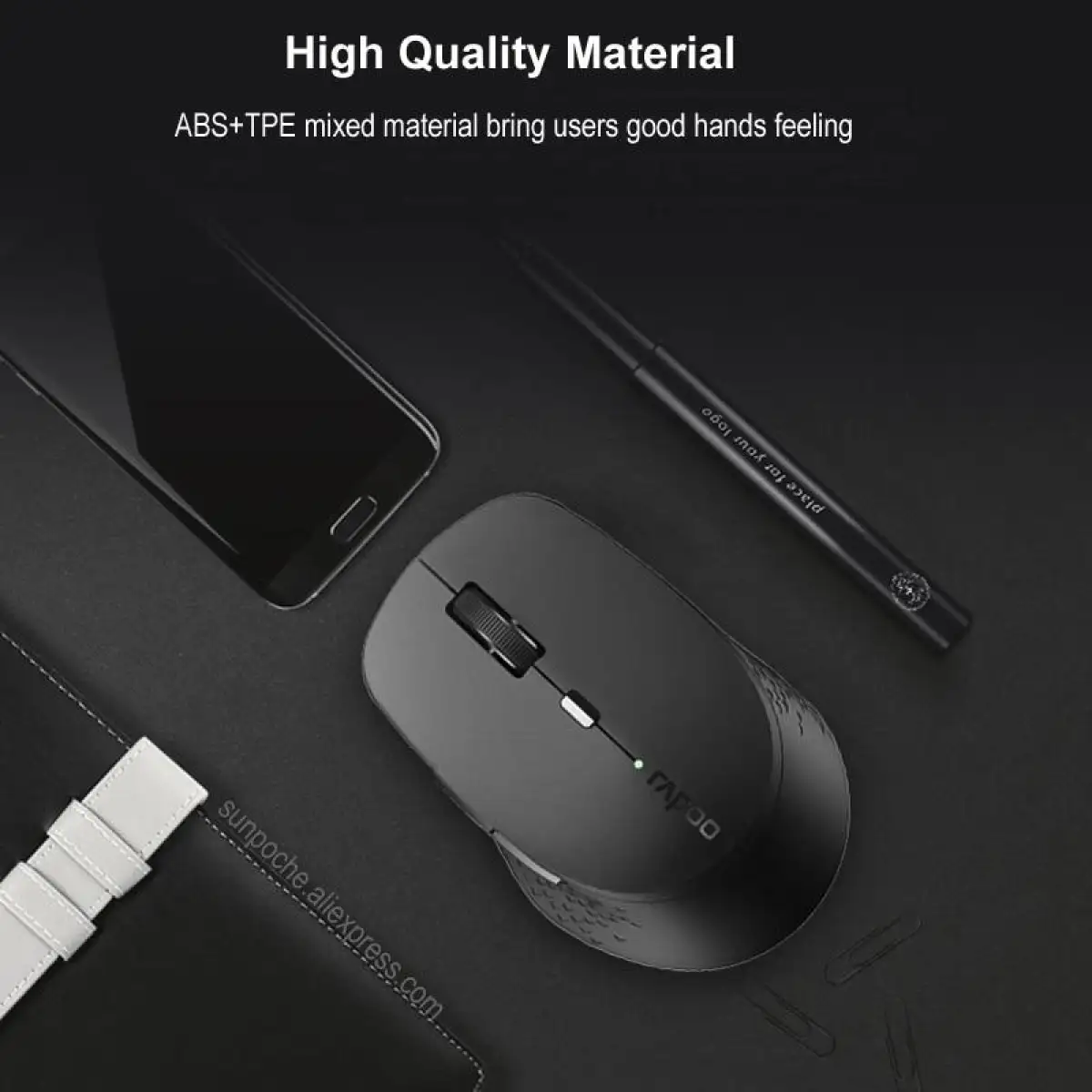 New Rapoo M300 Multi-Mode Silent Wireless Mouse with Bluetooth 3.0/4.0 RF 2.4GHz for 3 Devices Connection Laptop Smart-Phone | Lazada