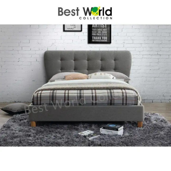 Best Hadley Fabric King Size Bed Frame, How Much Does A King Size Bed Frame Cost
