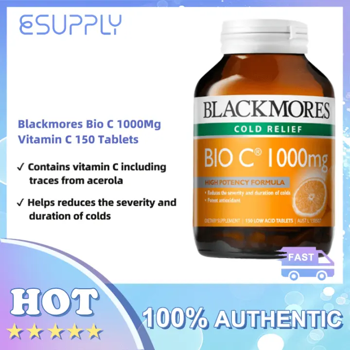 Blackmores Bio C 1000mg 150 Tablets Vitamin C Australia Expire Date 13 01 24 Lazada