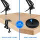 MT-322 IKEA INS STYLE LONG ARM TABLE LAMP METAL SWING ARM DESK LAMP WITH INTERCHANGEABLE BASE / CLAMP SUIT FOR E27 BULB. 