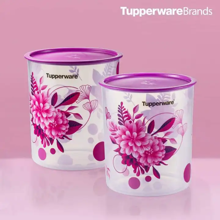 Tupperware Camellia One Touch Canister Large 4.3L (1 pcs)