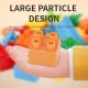 (Malay spot) Certificate CPC, CE Children's large particle building blocks educational DIY building blocks (animal park) storage car to enhance hands-on observation color cognition intelligence development toys. 