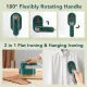Mini Handheld Steam Iron 180 Rotating Wet Dry Ironing Machine Portable Garment Steamer Household Small Hanging Ironing Machine Home Travel Steamer. 