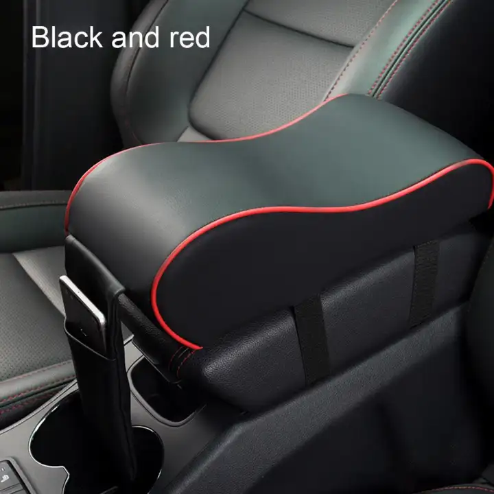 Leather Car Armrest Pad Universal Auto Armrests Car Center Console Arm Rest Seat Box Pad Vehicle Protective Car Styling Lazada Singapore
