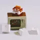 3 in 1 Cute Keycap Cute Personality Retro Classic Keyboard Keycaps Light-transmitting Keyboard Key Cap Replacement Parts for Mechanical Keyboard. 