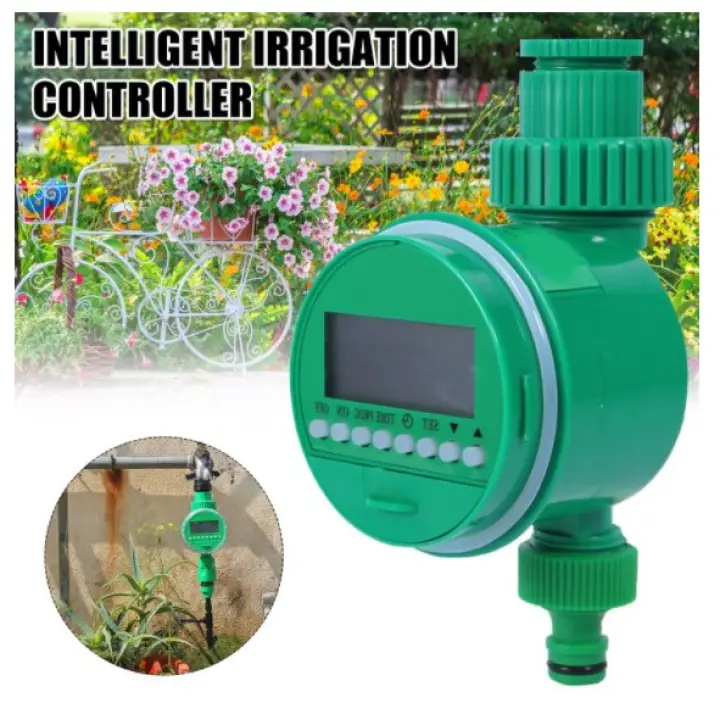 Digital Auto Irrigation Timer Water Timer Piping Timer Automatik Siram Pokok Irrigation System Watering Timer Sprinkler