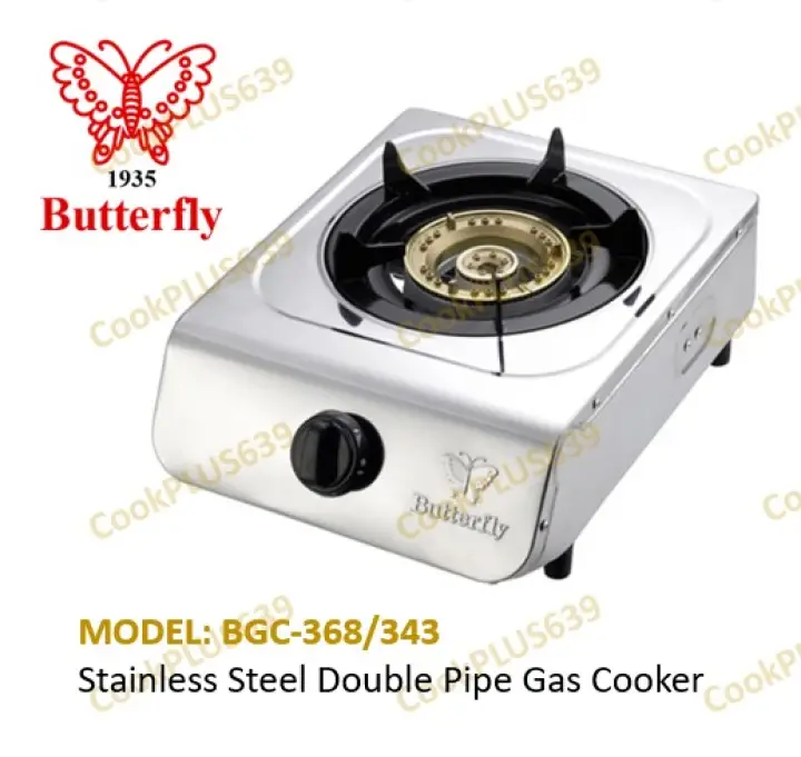 Butterfly Single Gas Stove Bgc 368 343 Dapur Gas Tunggal Bgc368 343 Lazada