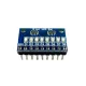 diymore diymore Blue/Red Common Anode/Cathode 3-24V 8-Bit LED Strip DC 3-24V Suitable for Connecting Arduiuo UNO Mini Nano Mega2560 DUE Breadboard MCU (AVR STM32 ARM7 ARM9 ARM10 ARM11 PIC C8051 STC MSP430 FPGA/CPLD. 