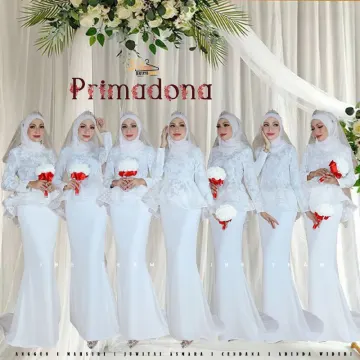 Beli Baju Nikah Putih Perempuan Pada Harga Terendah Lazada Com My