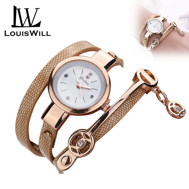 Louiswill Women Bracelets Watch Fashion Luxury Top Brand Watches Women S Casual Stainless Steel Bracelet Waterproof Quartz Women Watch Business International Clock Lazada