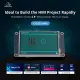 NEXTION Enhanced Series Smart HMI Touch Display 2.4"/2.8"/3.2"/3.5" LCD-TFT Resistive Touch Panel Smart Touch Screen Display Module for Racing Gashboard / Gas Water Heater / BanoDLP 3D Printer. 