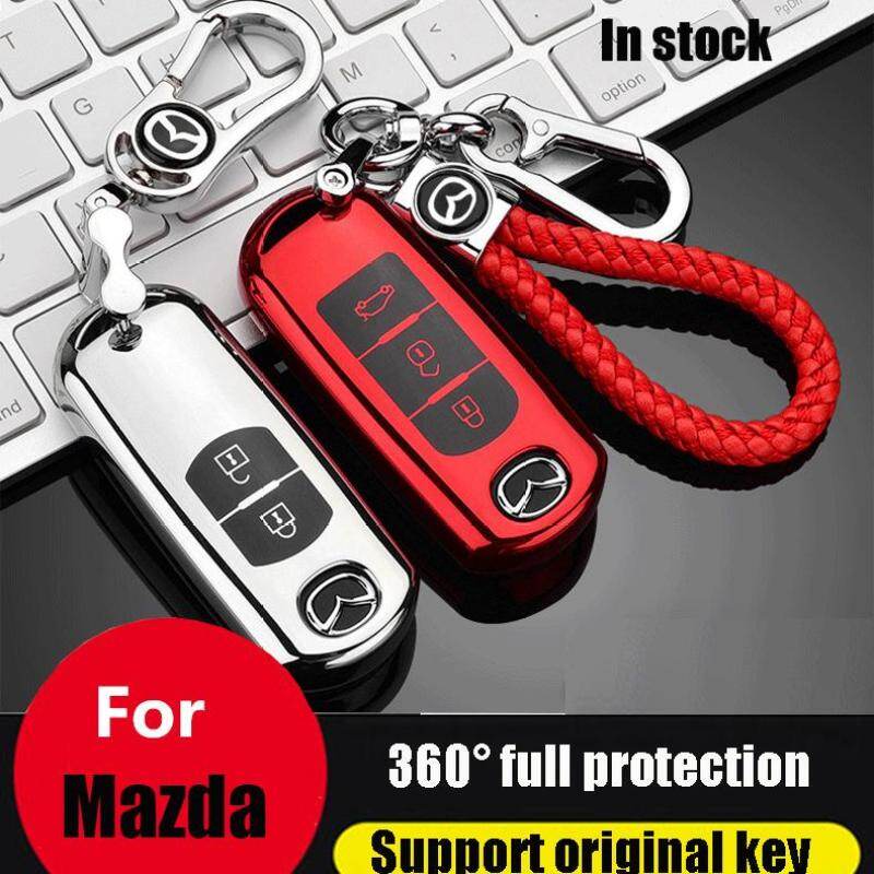 Huiyisunny ốp chìa khóa xe hơi tpu + pc phù hợp cho mazda 2 3 5 6 2017 cx-4 cx-5 cx-7 cx-9 cx-3 cx 5 phụ kiện