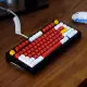 【Keycap Only】Evangelion EVA Keycap EVA-02 Keycap key cap SA Profile PBT Double Shot Keycap For Cherry MX Switch Customized Mechanical Keyboard RK61/Anne Pro 2/GK61. 