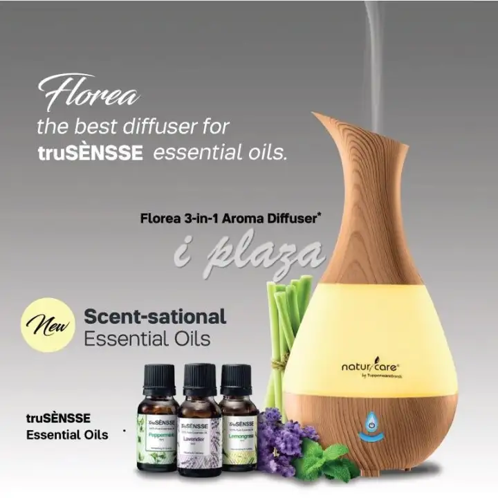 Tupperware truSENSSE Aromatherapy Essential Oil- Diffuser Set
