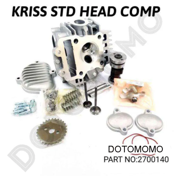 Kriss1 Kriss2 Kriss Fl Kristar Ct110 Modenas Std Standard Head Comp Dotomomo Kriss 1 Kriss 2 Ct 110 Lazada