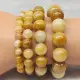 5403#天然黄东陵水晶手链 Natural Yellow Aventurine Crystal Bracelet (财富 Wealth，富裕 Prosperity) 黄东陵 Yellow Aventurine. 