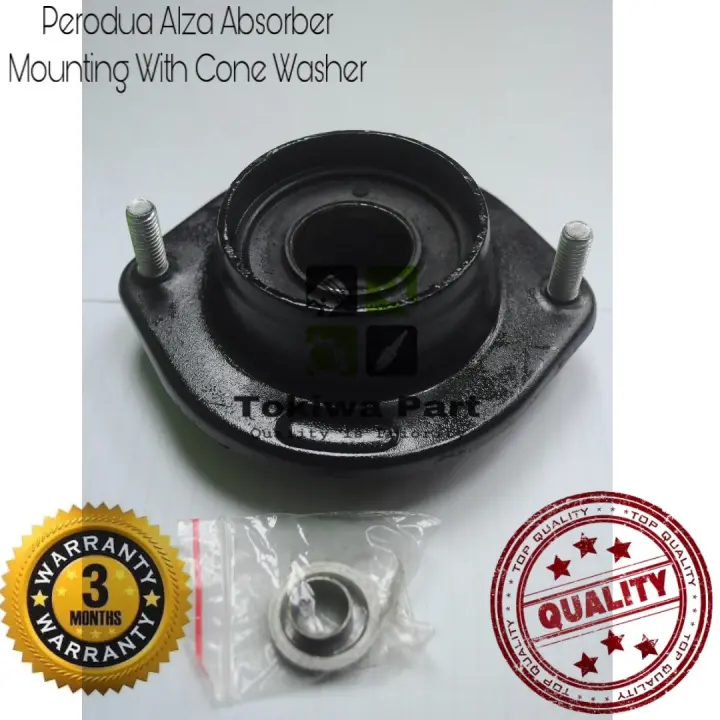Front Absorber Mounting Daihatsu For Perodua Alza Kancil Kelisa Kenari Viva Myvi Myvi Lb With Cone Washer Lazada