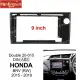 Hardingsun For 2015 HONDA BRV Car 9 Inch Android MP5 Player Stereo Radio Fascia Panel Frame. 