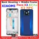 Full Set Back Housing Back Cover Compatible For XIAOMI POCO X3 POCO X3 Pro POCO X3 NFC With Middle Frame & Volume Button. 