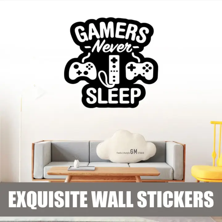 Stiker Dinding Stiker Untuk Kamar Tidur Anak Laki Laki Decal Kutipan Dekorasi Kamar Dapat Digunakan Kembali Diy Lazada Indonesia