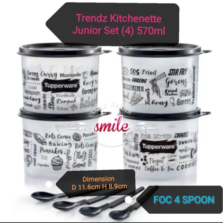 Tupperware Trendz Kitchenette Junior Set (4)
