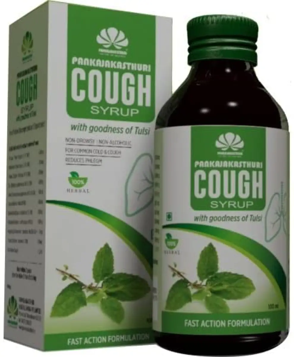 Pankajakasthuri Cough Syrup With Tulsi 100ml Ready Stock In Malaysia Lazada