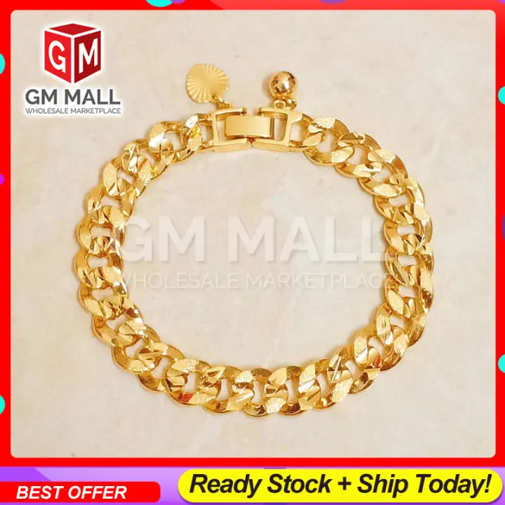 Emas Korea Jewellery Rantai Tangan Gajah Pasir Kikir Gelang Viral Murah Gold Plated Ek 2508 Lazada