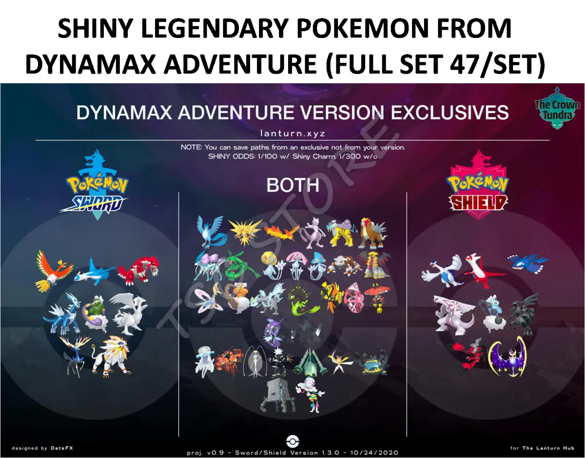 Pokemon All Shiny Legendary From Max Adventure Full Set 47 Set Can Use In Pvp Pokemon Sword Shield Lazada Pokemon All Shiny Legendary From Max Adventure Full Set 47 Set Can Use In Pvp Pokemon Sword Shield Lazada
