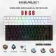[Ready Stock] DK68 Wireless Mechanical keyboard  Hotswappable Trimode RGB Bluetooth 2.4Ghz RK68 Lookalike barebone. 