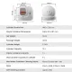 PETKIT PuraMax 2 Automatic Self-Cleaning Cat Litter Box, App Control Scoop-Free Litter Box with Anti-Leakage Waterproof Litter Pad Max, 2.4G WiFi, Basic Bundle Includes N50 2.0 and 1 Roll Trash Bag. 