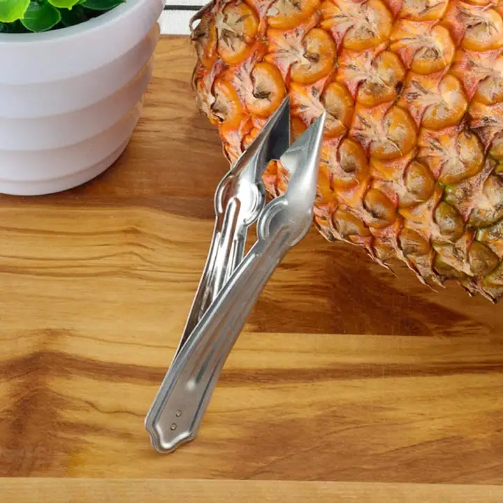 Pineapple Eye Peeler Kitchen Stainless Steel Seed Remover Cutting Clip Useful 