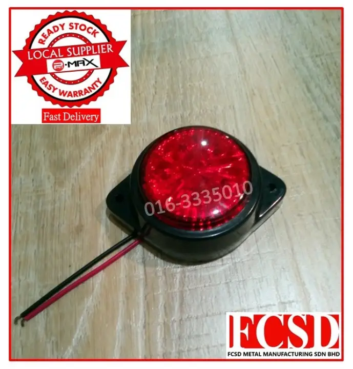 L 002 R 12v Lorry Body Parts Led Pilot Lamp Lampu Panduan Led Lori Trak 1pc Lazada