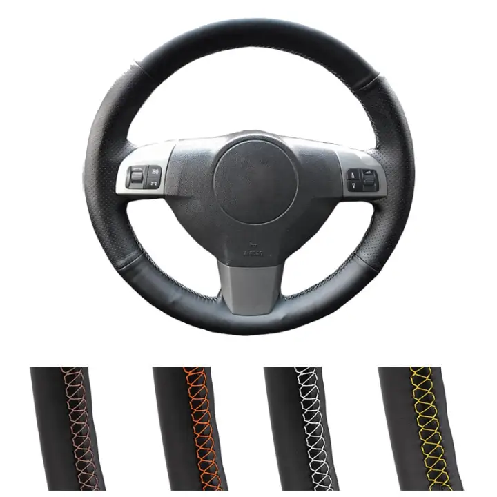 DIY Customized Car Steering Wheel Cover For Opel Astra (H) 2004-2009 Zaflra (B) Signum 2005 Vectra (C) Leather Steering Wrap