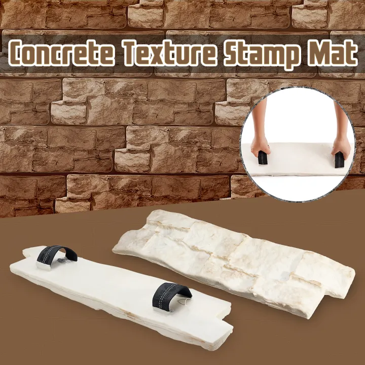 540 55 15mm Slate Seamless Wall Texture Polyurethane Stamp Mat Concrete Cement Stamping Lazada Ph