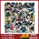 50PCS Sticker Crow misterius Cute kartun burung haiwan kalis air Graffiti Decal sesuai untuk DIY telefon Laptop Guitar Helmet Sticker hiasan. 