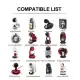 【i Cafilas】[YD-D1] Viên Nén Cà Phê Cho Dolce Gusto Cốc Lọc Bằng Thép Không Gỉ Tái Sử Dụng Không Crema Cho Nescafe Cofee Machine OBLO,Circolo,LUMMIO,PICCOLO XS,Mini Me, Genio. 