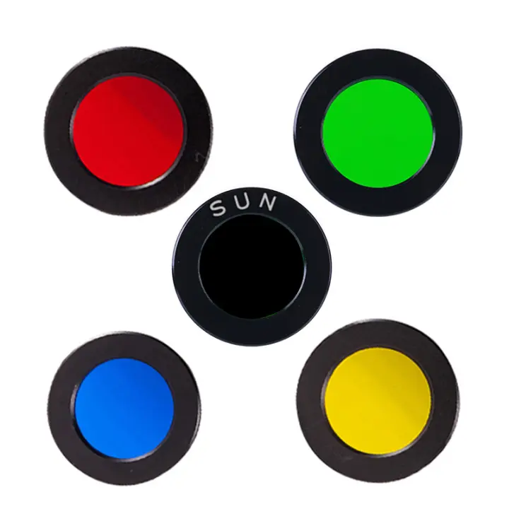 1 PCS Astronomical telescope moon filter 1.25 inch/31.7mm moon sun nebula filter lens 5 colors