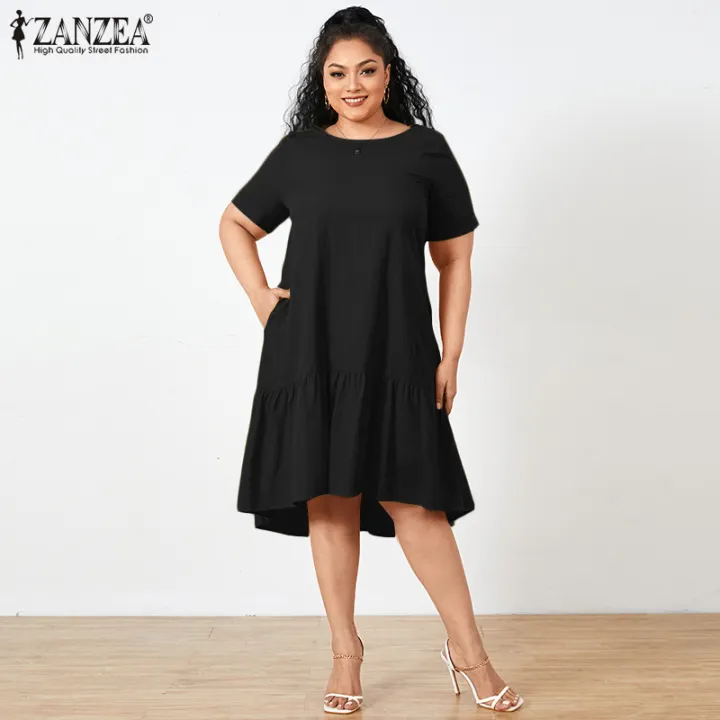 plain plus size dresses